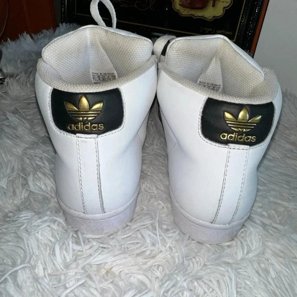 Rare Size 4.5Adidas Pro Model OG White/Black/Gold main image 8